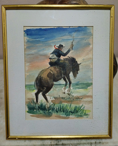 Cuadro Acuarela Firmada T.ditaranto 0