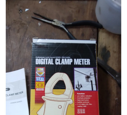 Pinza Amperometrica Modelo Em 401 0