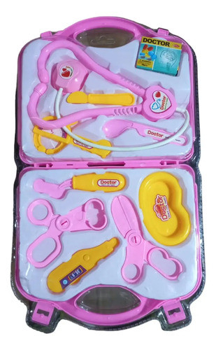 Set Doctora Infantil Valija Con Accesorios 0