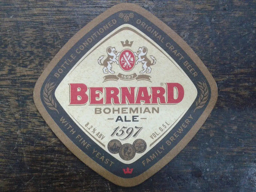 Posavasos Cerveza * Bernard Bohemian Ale * 0