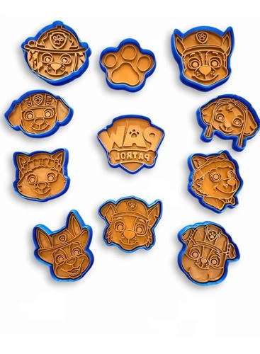 Cortante Galletas De Forma Compatible Con Paw Patrol X Unid 0