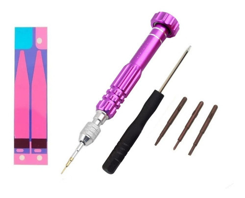 Adesivo Fixação Cola Bateria iPhone + Chave Ferramenta 5pcs 0