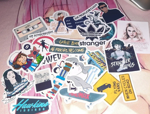 Stickers Calcos Stanley - Stranger Things 26 Piezas 0