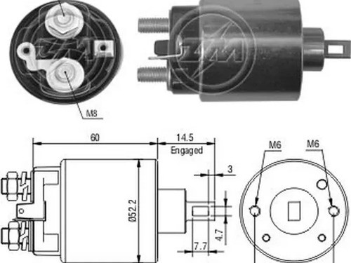 Solenoide O Automatico De Arranque Zm 716 0