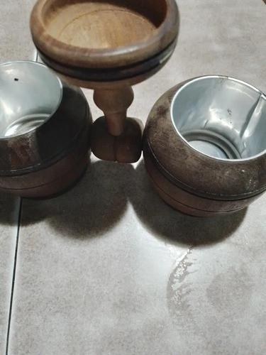 Yerbera Y Azucarera De Madera 0