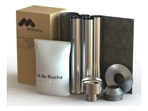 Kit De Caños De Instalación Para Techo -  150mm Metavila 0