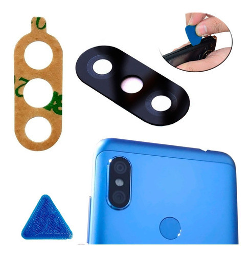 Vidrio De Camara Compatible Con Xiaomi Redmi Note 6 Pro 0