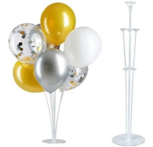Base Soporte Con 7 Varillas Porta Globos Cumple Cotillon 0
