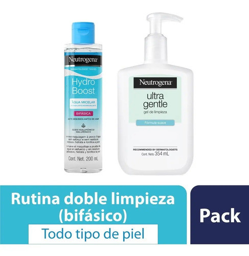 Pack Rutina Doble Limpieza Bifásica Neutrogena 0
