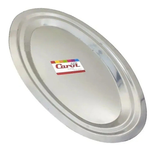 Fuente Bandeja Oval Legumbrera Doble Bajada Acero Carol 26cm 0