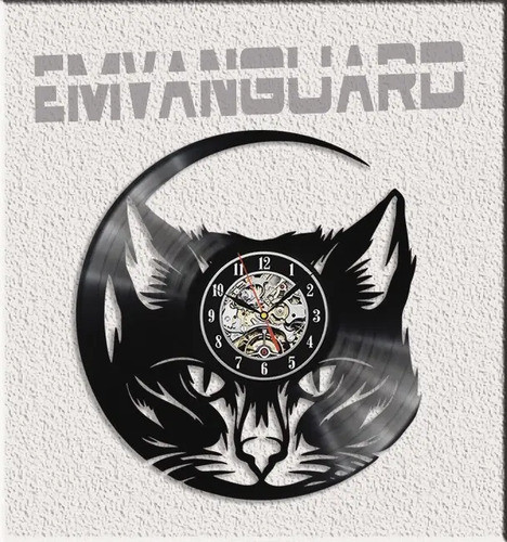 Reloj Gato En Vinilo Ideal Regalo Lleva El 2do. Al 20% Off 0