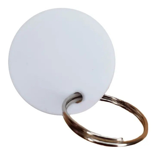 Llavero Circular Polimero Plastico Sublimable Sublimar X100 0