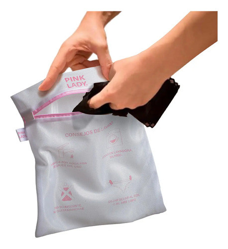 Bolsa Lavarropas Para Prendas Delicadas Bombachas Pink Lady 0