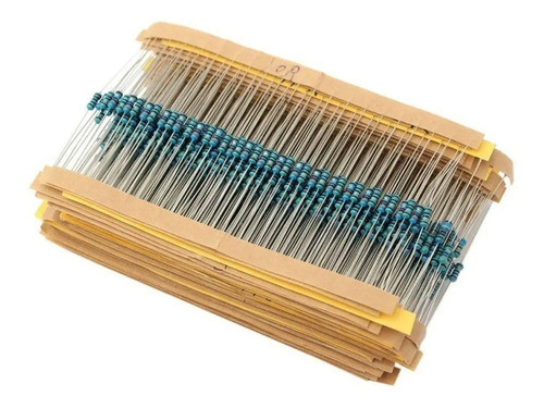 Kit 600 Resistencias 1/4 1% 30 Valores Diversos 0