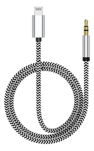 Adaptador Lightning A Jack Maziort 3.5 Mm Gris 0