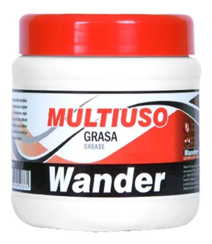 Grasa Multiuso Wander 900 Gr 1° Calidad Bicicletas Maquinas 0