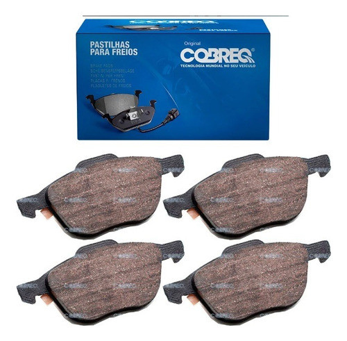 Pastillas De Freno Cobreq Para Ford Focus 2 Delanteras 0