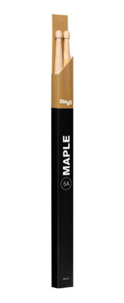 Palillos 5a Punta De Madera Maple Series Baquetas Stagg Sm5a 0