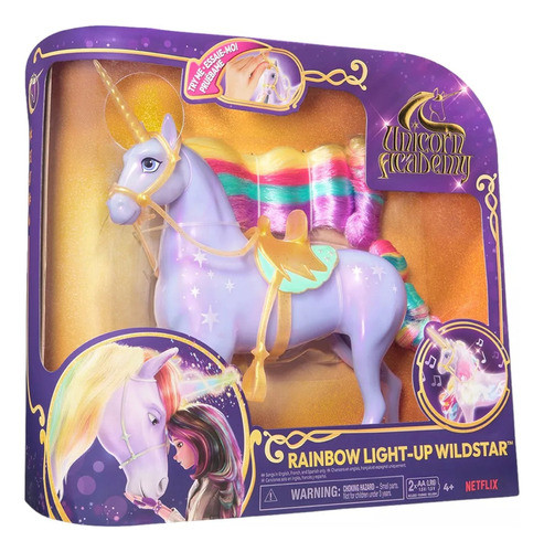 Unicorn Academy - Unicornio Arcoiris Luminoso 0