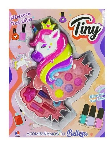 Maquillaje Set Unicornio Infantil Beauty Tiny Make Up En Mca 0