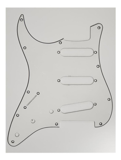Cubrepua Stratocaster Blanco Para Zurdo 0