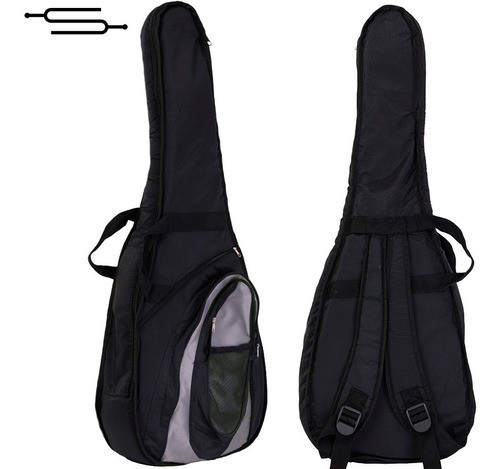 Funda Guitarra Acústica Super Acolchada, Reforzada, 2 Correa 0