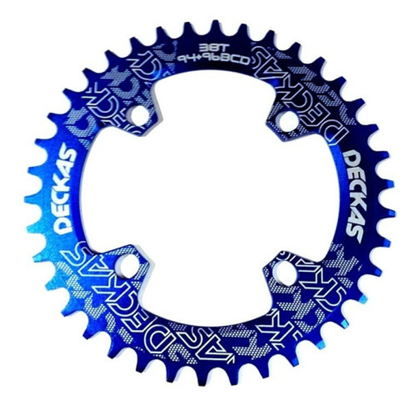 Monoplato Deckas Aluminio 38 D Simetrico Bcd 96 Color Azul 0