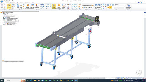 Dibujante Planos Máquinas Industriales Solid Edge 0