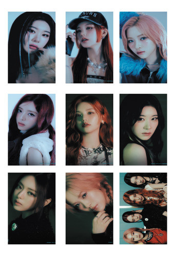 Photocards Itzy Fanmade X 10 Un 0