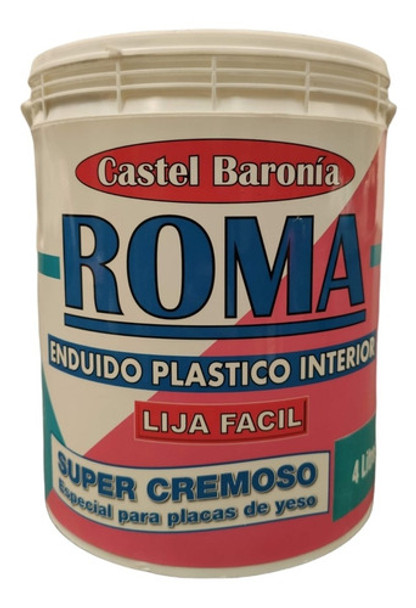 Enduido Plastico Premium Interior Facil Lijado 7.50 Kilos 0