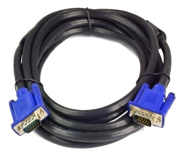 Cable Vga Vga 1.5mts 15 Pines Negro Entregado En Bolsa 0