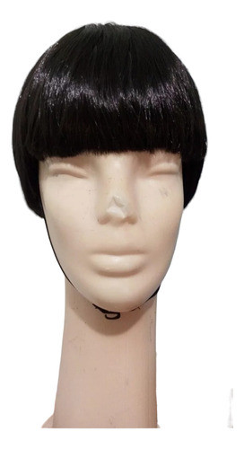 Peluca Corta Castaño Oscuro Tipo Carry  By La Parti Wigs! 0