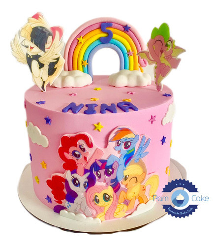 Torta Artesanal My Little Pony Personalizada Mi Pequeño Pony 0
