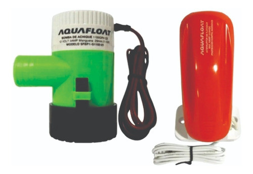 Bomba De Achique 12v 1100gph + Automatico Aquafloat -premium 0