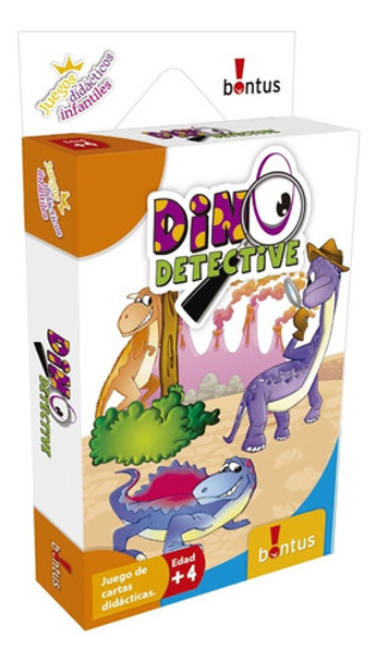 Juego De Cartas Infantiles Dino Detective Bontus 331 - Lanus 0 Juego De Cartas Infantiles Dino Detective Bontus 331 - Lanus 0