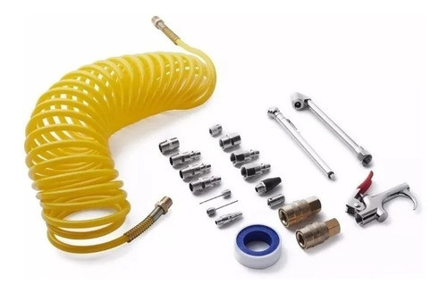 Kit Accesorios Compresor Bremen 20pz Manguera Inflado Acople 0