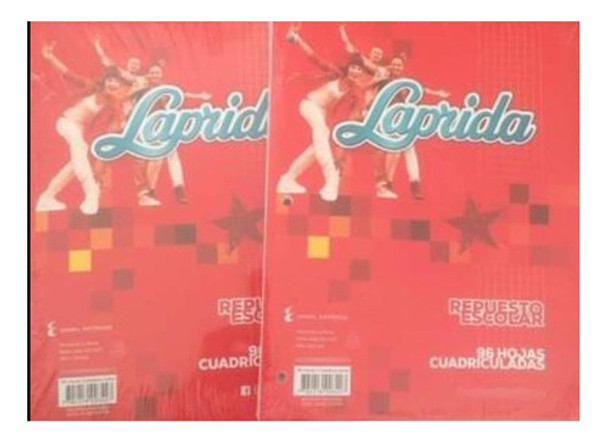Los 2 Repuestos Hojas Laprida Nº 3 X 96unid Rayado/cuadricul 0