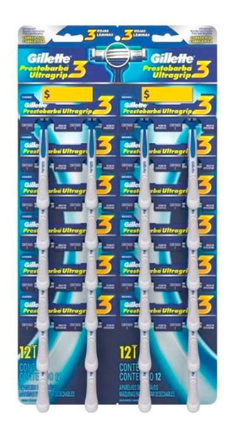 Pack X 18 Unid. Maquina  3 Filos Fija 1 Un Prestobar Hojas 0