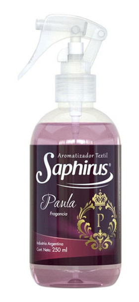 Aromatizador Textil Saphirus Fragancia Paula X24unidades 0