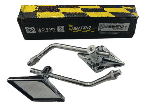 Juego Espejos Rombo Cromado Tunning // Global Sales 0