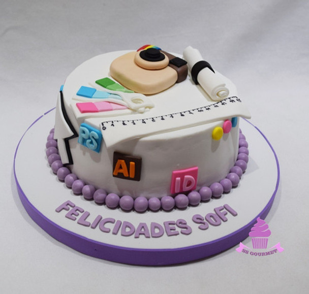 Torta Diseño Grafico Diseñador Graduada Egresados Polaroid 0 Torta Diseño Grafico Diseñador Graduada Egresados Polaroid 0