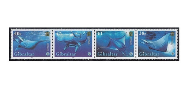 Fauna - Wwf - Manta Mobula - Gibraltar - Serie Mint 0