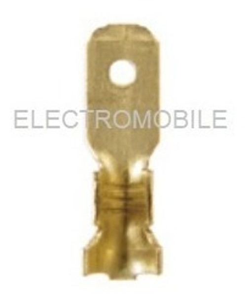 Nº 735 Terminal De Latón Enchufable Macho 5mm X100u. Lct 0
