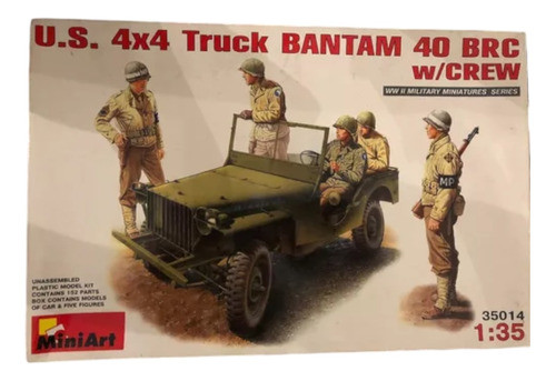 (d_t) Miniart  U.s 4x4 Truck Bantam 35014 0