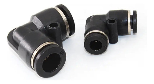 Pack X 5 Codo Acople Rápido Conector Diametro 8mm Neumatica 0