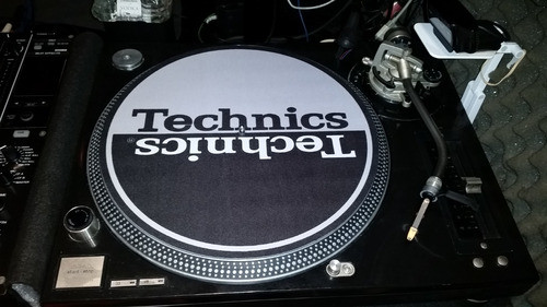 Technics Negro Y Gris Slipmat Paño Latex Djproaudio 0