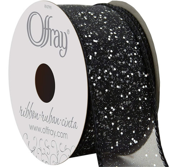 Cinta Para Manualidades Con Borde Alambrado Cosmic Glitz -01 0