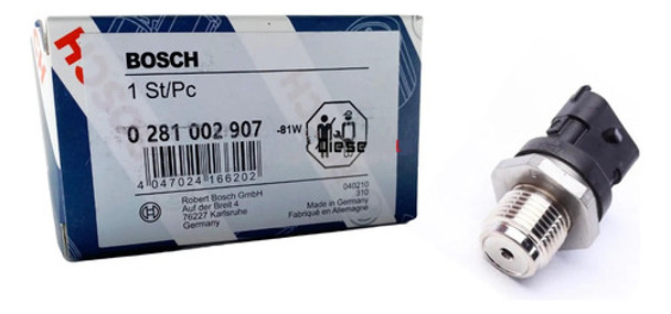 Sensor De Presión Riel P/chevrolet S10/blazer 2.8 Mwm Bosch 0