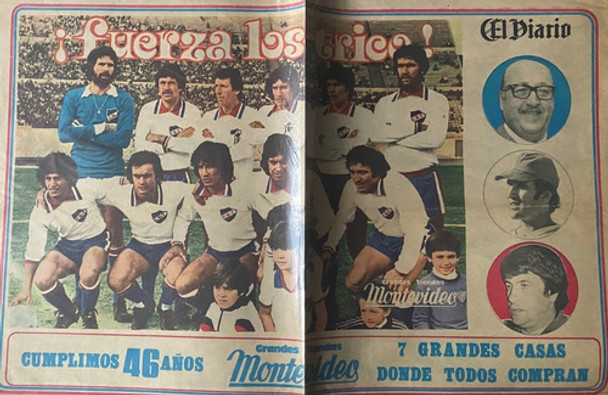 Club Nacional Poster Plantel Bandera El Diario Fútbol Ez4b2 0