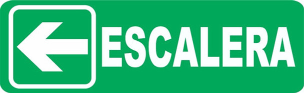 Cartel Escalera Izquierda 14x41 0